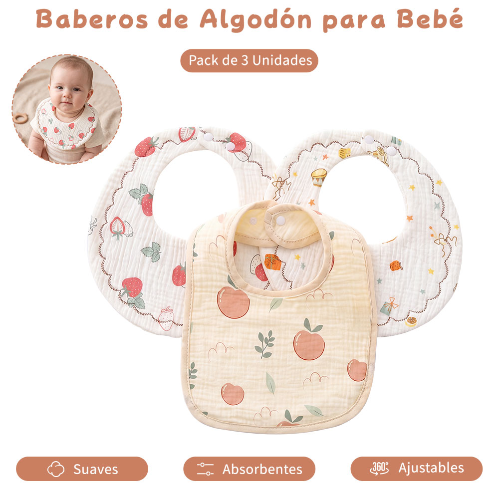 Set de Baberos 3pcs