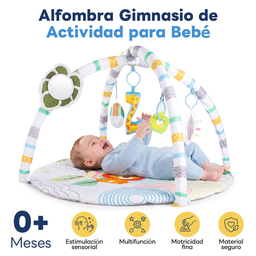 Alfombra Gimnasio de Actividad Sensorial para Bebé